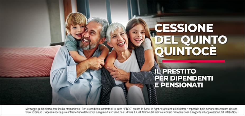Agenzia Fast Money Fiditalia | Termoli, Isernia, Campobasso | Banner Quintocè