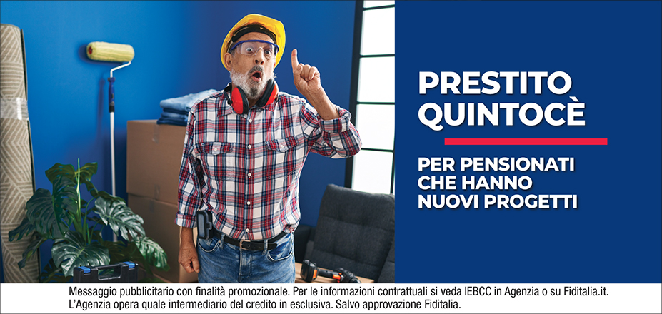Agenzia Fast Money Fiditalia | Termoli, Isernia, Campobasso | Cessione del Quinto Quintocè - Un consulente dedicato per i progetti di dipendenti e pensionati. Messaggio pubblicitario con finalità promozionale. Per le informazioni contrattuali si veda IEBCC in Agenzia o su Fiditalia. it. L’Agenzia opera quale intermediario del credito in esclusiva. Salvo approvazione Fiditalia.