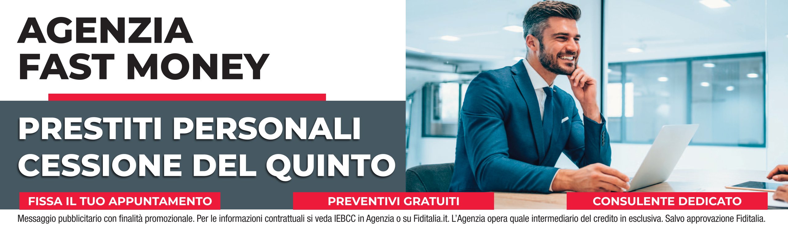 Contatti Agenzia Fast Money filiali Fiditalia - Prestiti personali, Cessione del quinto